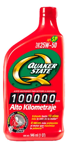 Quaker 25w-50 Alto Kolimetraje 946ml