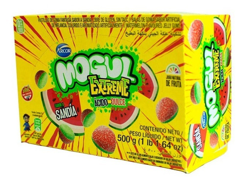 Mogul Extreme Gomitas Acidas Sandia X10 Unidades - Delipop