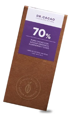 comprar Chocolate 70% Almendras Y Coco