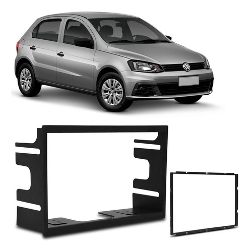 Moldura Painel Dvd 2 Din Golf Polo Bora Ecosport Fiesta Fox