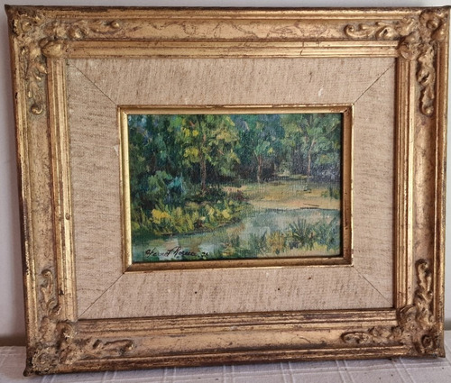 Pintura Al Oleo - Obra De Carmen Vernet - Cuadro