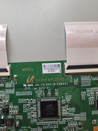 Placa T-con Tv Ln32d550 Ln40d550 S100fapc2lv0.2 Testado Flat