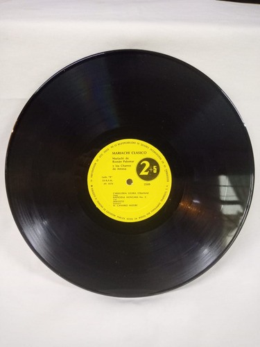 Lp Roman Palomar Y Los Charros De Ameca - Mariachi Clasico (Usado)
