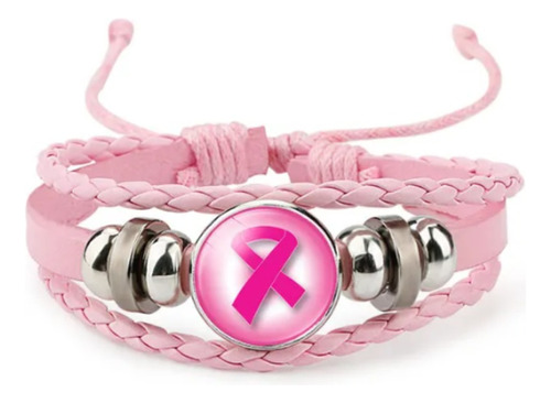 Pulsera Rosa Del Día De Lucha Contra El Cáncer De Mama