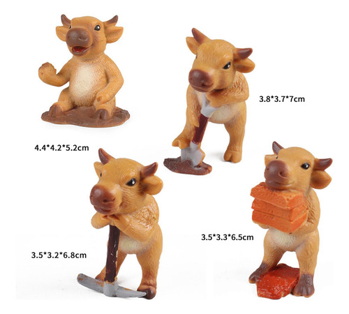Modelo De Animales En Miniatura Adornos Juguetes