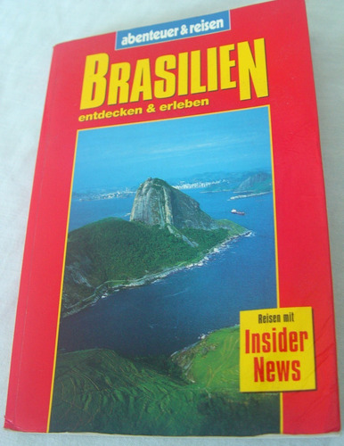 Livro Guia Turístico Para Alemães Viajarem Pelo Brasil.