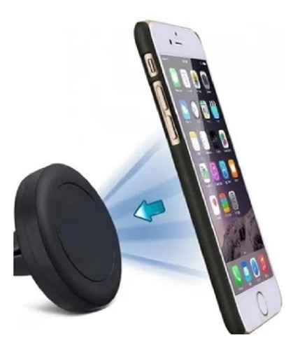 Imagen 2 de 6 de Soporte Celular Para Auto Magnético Rejilla Ventilación 360°