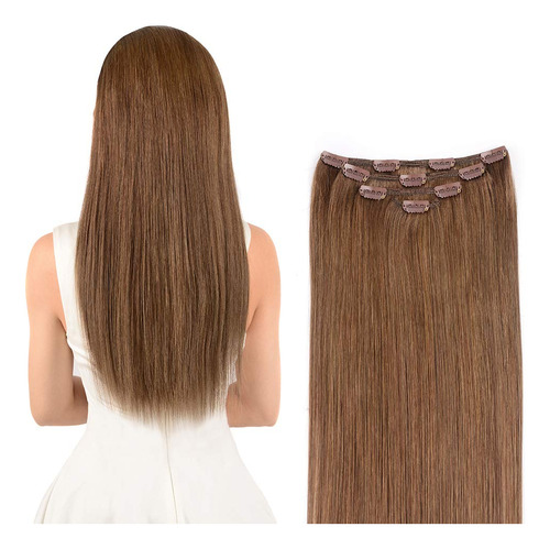 Extensiones De Cabello Humano De 22 Pulgadas Con Clip Para M