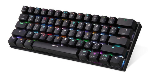Imagem 4 de 4 de Teclado Gamer Mecânico Motospeed Ck62 Black Switch Red