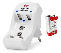 Comprar Bateria Recarregável 9v Mox + Carregador Rápido Mox Cp-30