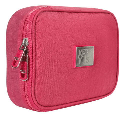 Mochila De Costas E Estojo Box Rosê Kit Escolar Xeryus