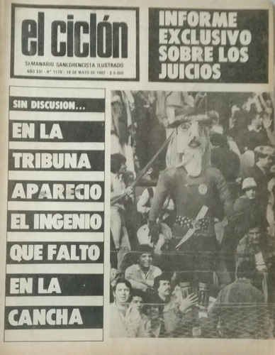 El Ciclon 1170 San Lorenzo 0 Arsenal 0 Primera B 1982