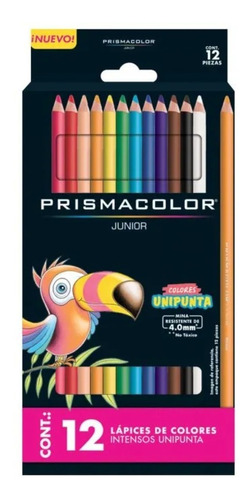 Prismacolor Junior Escolar 12 Lápices Colores Dibujo