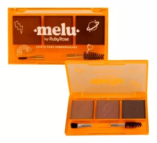 Paleta Para Sobrancelhas - Melu By Ruby Rose - 2 Modelos Cor Da Sombra Laranja