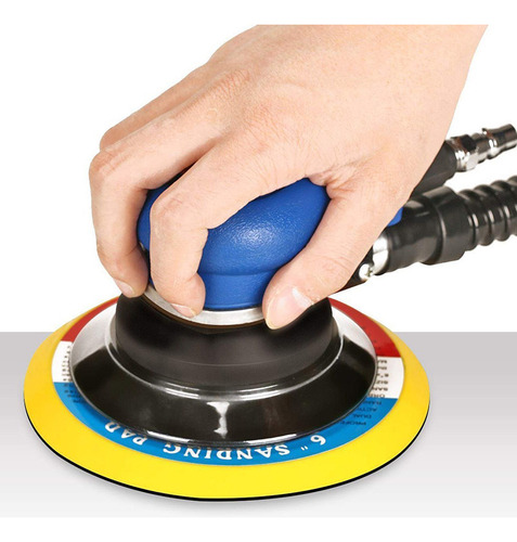 Pulidor Neumático Pulidora Automovil De Pintura Azul 6 Pulga