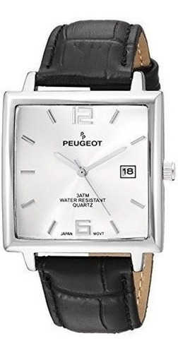 Reloj De Hombre Y Metal De Cuarzo  Modern Rectangular  Peuge