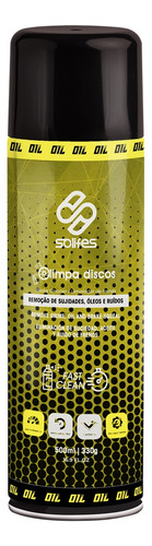 Limpa Disco De Freio Rotor Bicicleta Solifes Spray 500ml