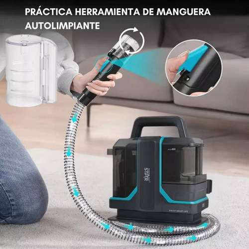 Aspiradora De Agua Lava Alfombras Tapiz Pisos Hogar 450w