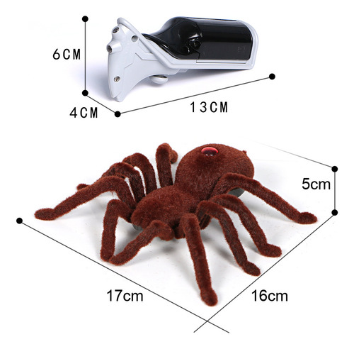 Juguete De Broma Realista Con Forma De Araña Con Control Rem