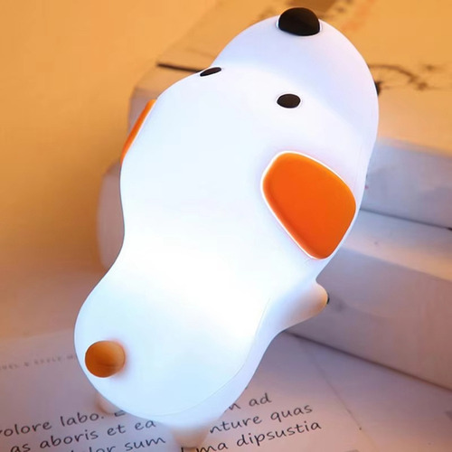 Lámpara De Silicona Para Perros, Mesita De Noche Para Niños,