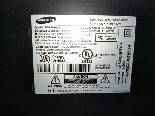 Imagen 7 de 10 de Samsung Tv 55 Und8000 Usado