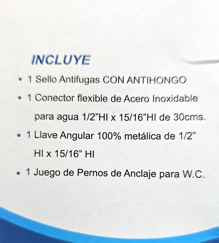 Kit Instalacion Wc Descarga Al Piso