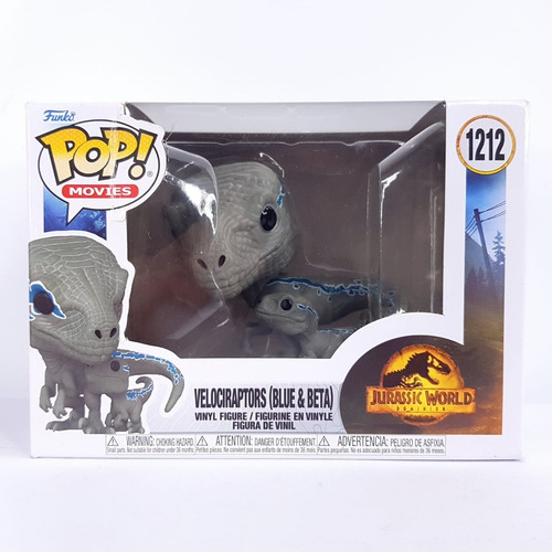 Funko Pop Jurassic World Dominion Velociraptors Blue Beta