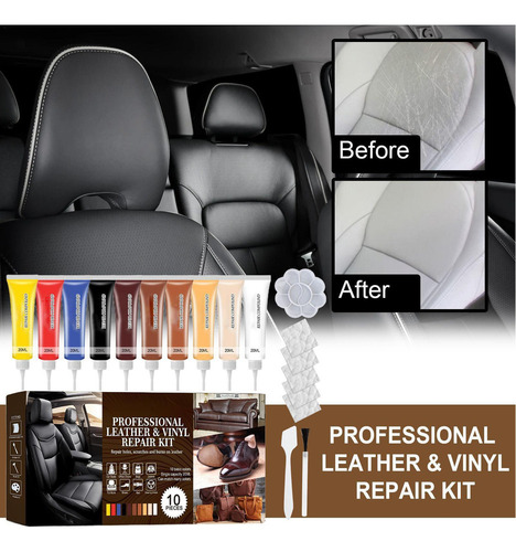 Wf Kit Reparación Asientos Cuero Restaurador Color