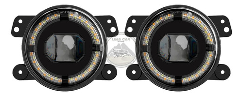 Faros Neblineros Led 4puLG Waterproof Jeep Jk Dodge Chrysler