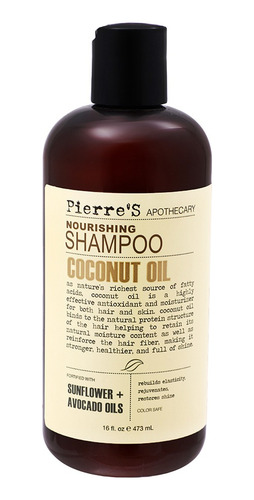 Pierre S Apothecary Coco Shampoo Nutritivo 473 Ml