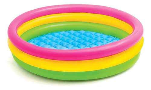 Intex Sunset Glow 45  X 10  Inflable Suave Colorido Niño 3+ 