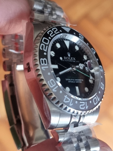 Rolex Gmt Master Ii Bruce Wayne Jubilee. Opt.calidad. Leer Plateado Gris Y Negro Negro