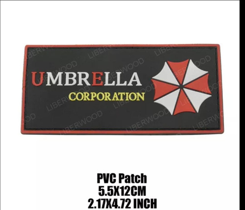 Insignias Parches De Pvc Coleccion Umbrella Corporacion