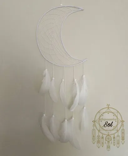 Atrapasueños De Luna Hecho A Mano