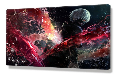 Cuadro Decorativo Ken Kaneki Kagune Tokyo Ghoul Arte 50x75cm