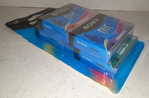 Lote De 4 Mini Digital Video Cassette Sony Premium Color Dv (Usado)