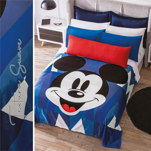 Cobertor Ligero Ultrasuave Mickey Glam Mat/ind Concord