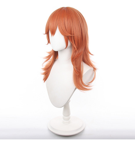 Peluca Naranja Para Cosplay Con Forma De Ángel Y Diablo De 6
