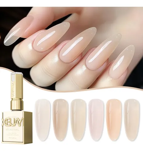 lxconjunto De Esmaltes Xeijayi Nude Gel, 6 Peças, Multicolo