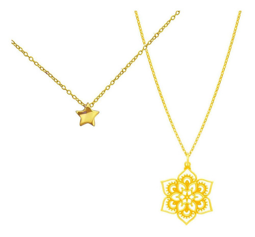 Pack Collares Estrella Mandala