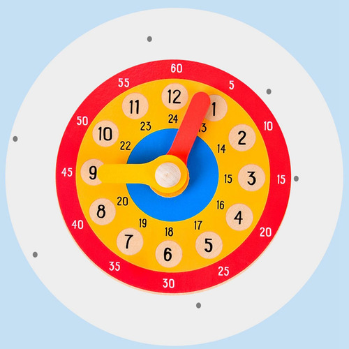 Juguetes De Tablero De Calendario De Madera, Juguete De