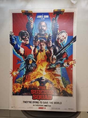 The Suicide Squad 2 Poster Original De Dc Comics
