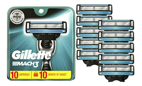 Gillette Mach3 Men's 10 Repuestos