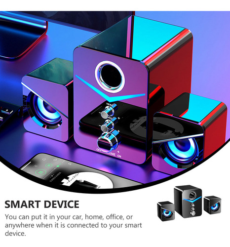 Altavoz De Computadora Usb De 3 Piezas Altavoz De Computador
