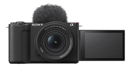 Camera Sony Zve-10 Ii Com Lente 16-50mm F3.5-5.6 Oss Ii 27 M Preto