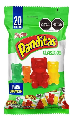 Gomitas Ricolino Panditas Clásicos Mini 300 G
