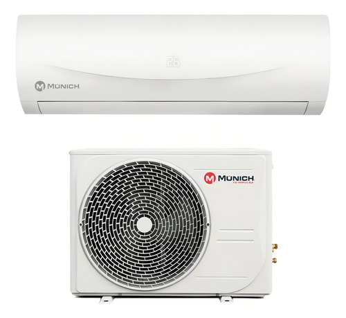 Aire Acondicionado Frio Munich Mini Split 220v Ac-12220 + Ventilador De Techo