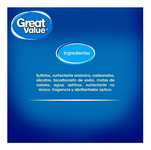 Detergente Multiusos Great Value En Polvo Cítrico Floral