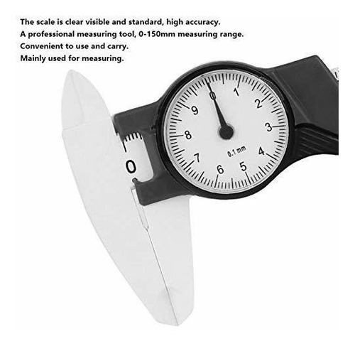 Plastico Dial Vernier Calibrador in Numero Claro Uso