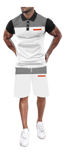 Conjunto Deportivo Informal 2022 Para Hombre Camisa Manga